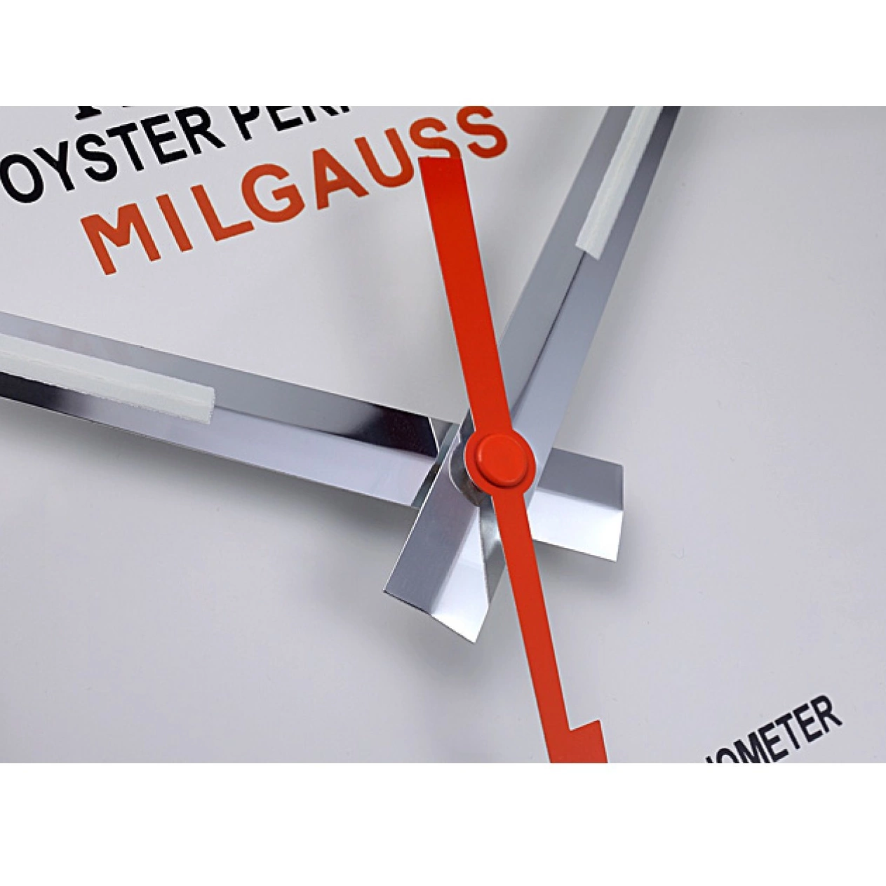 MiroTime 0812 Rolex Milgauss Wall Clock Silver 621910